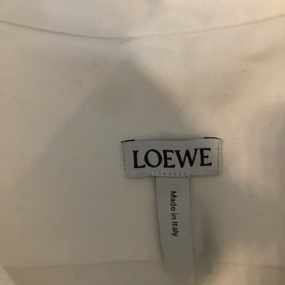 Authentic Loewe dress bib shirt size 41/L unique - Picture 2 of 8